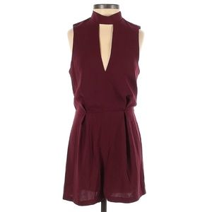 Topshop Burgundy Romper
